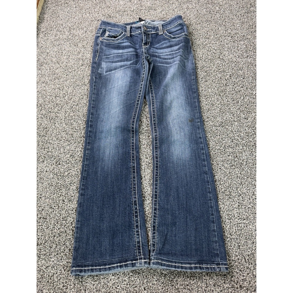 Vintage Y2K Ariya Bootcut Jeans Women's Size 7/8 Blue Baggy